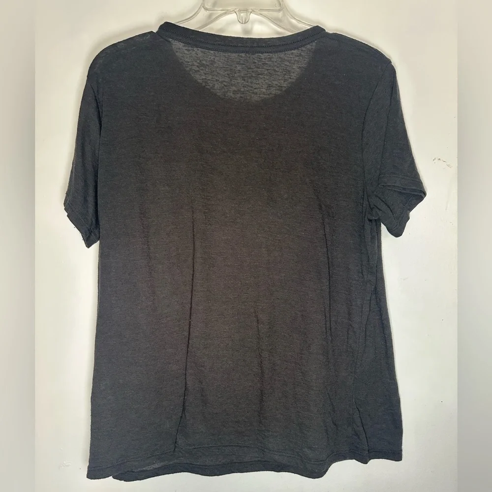 Obey Gray Tee with Floral Logo - Picture 3 of 5